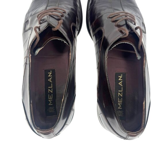 Mezlan Mens Dark Brown Lace Up Square Toe Dress Shoes Spain Size 11 main image 4